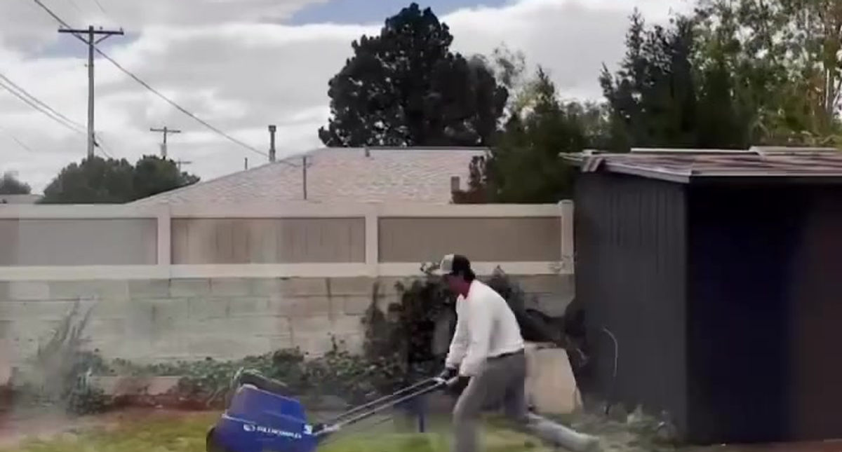 Aerating yard and clean up!